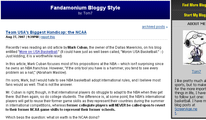 message board image